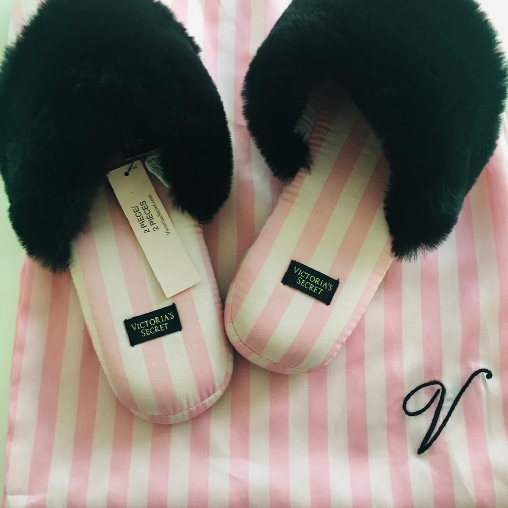 Victoria's Secret Bedroom Slippers House Shoes S - Picture 9 of 11